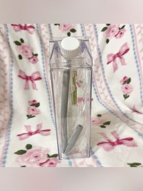 Water bottle milk carton shape